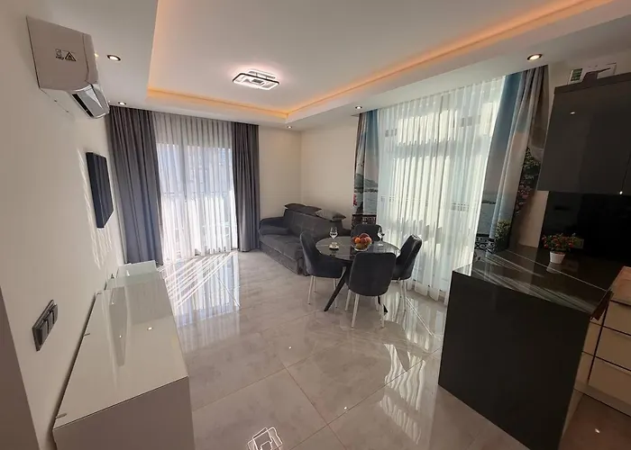 דירה премиум-класса на пляже клеопатра אלאניה